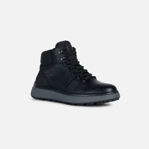 Black men's ankle shoes Geox Granito + Grip B A - Men's