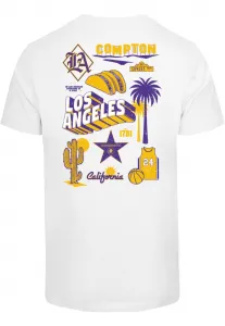 Men's T-shirt LA City Print white