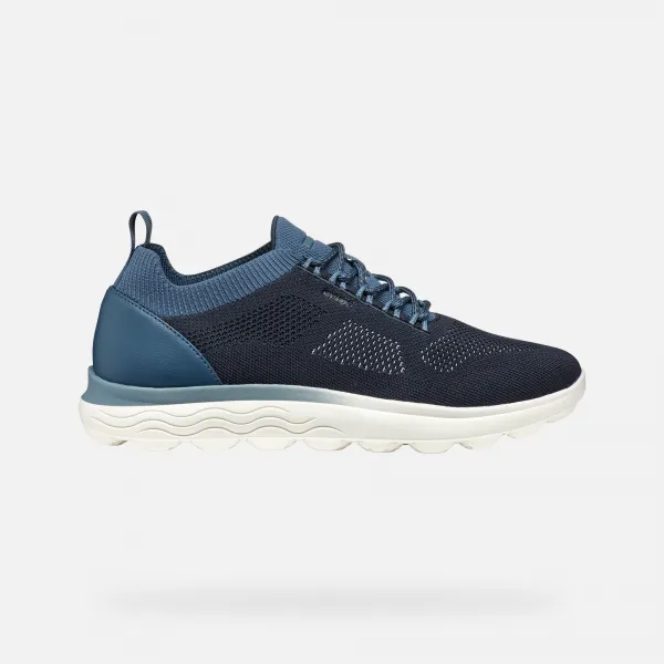 Dark Blue Men's Geox Spherica Sneakers - Men's