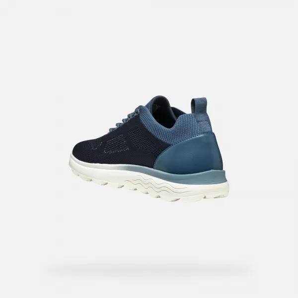 Dark Blue Men's Geox Spherica Sneakers - Men's