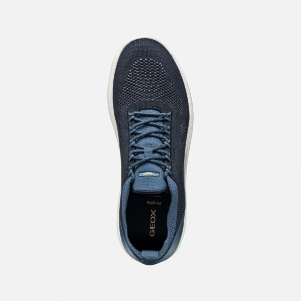 Dark Blue Men's Geox Spherica Sneakers - Men's