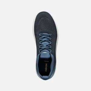 Dark Blue Men's Geox Spherica Sneakers - Men's