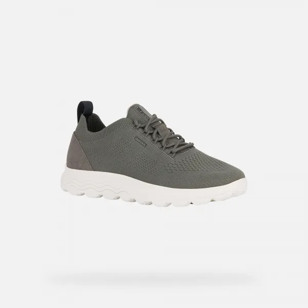 Dark green men's sneakers Geox Spherica - Men's