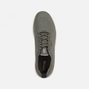 Dark green men's sneakers Geox Spherica - Men's