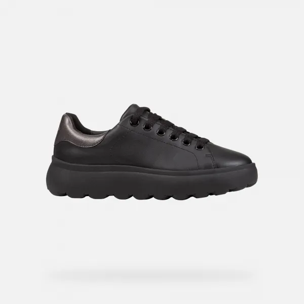 Black women's sneakers Geox Spherica EC4.1 - Women's