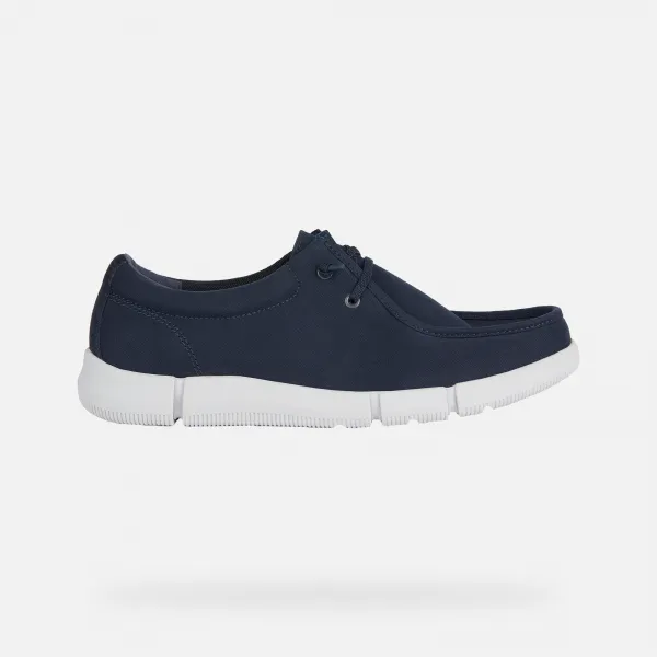 Dark blue men's moccasins Geox Adacter - Men's