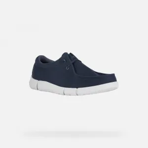Dark blue men's moccasins Geox Adacter - Men's