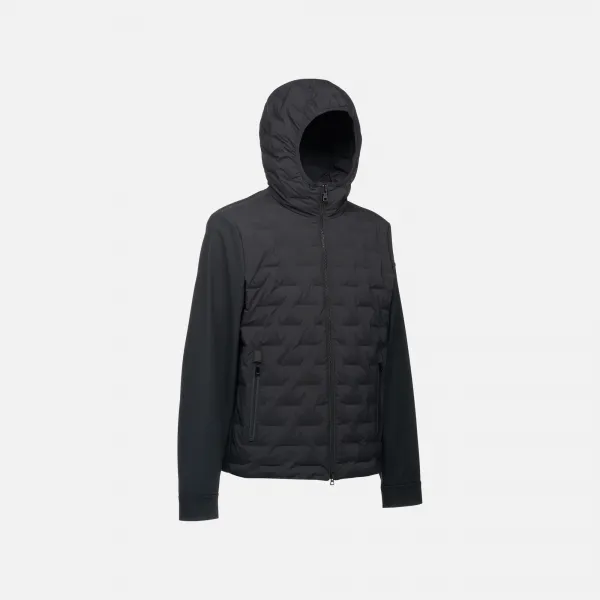 Black men's jacket Geox Sapienza - Men's
