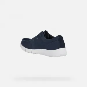 Dark blue men's moccasins Geox Adacter - Men's
