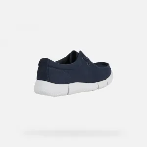 Dark blue men's moccasins Geox Adacter - Men's