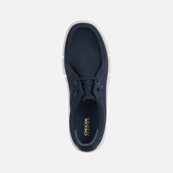 Dark blue men's moccasins Geox Adacter - Men's