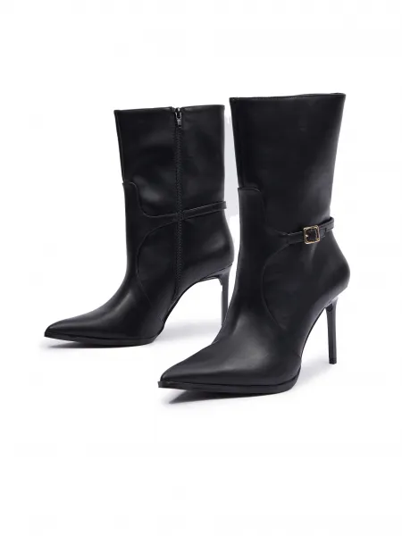 Black Women's Heeled Ankle Boots ORSAY - Women's