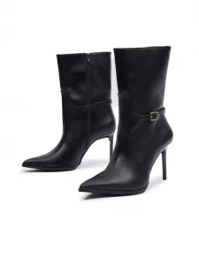 Black Women's Heeled Ankle Boots ORSAY - Women's