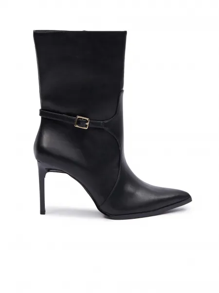 Black Women's Heeled Ankle Boots ORSAY - Women's