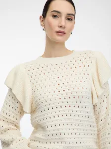 Cream Women's Sweater with Ruffles ORSAY - Women's