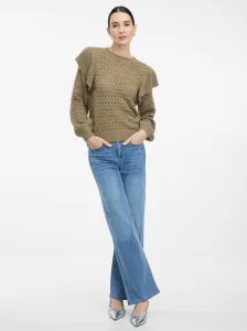 Khaki Women's Sweater with Ruffles ORSAY - Women's