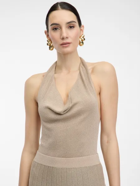 Gold Women's Neck Top ORSAY - Women's