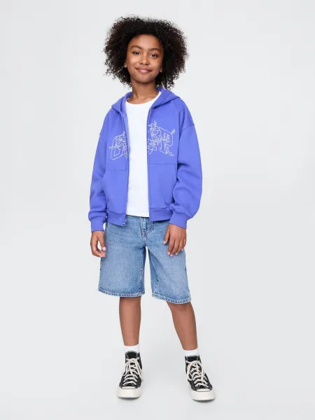 GAP Children's oversize sweatshirt with logo - Girls