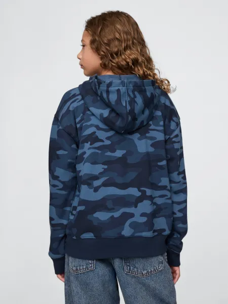 GAP V-FRCH HERITAGE LOGO Chlapčenská mikina, tmavo modrá, veľkosť
