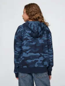 GAP V-FRCH HERITAGE LOGO Chlapčenská mikina, tmavo modrá, veľkosť