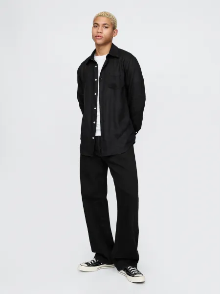 GAP Linen Shirt Classic Shirt - Men's