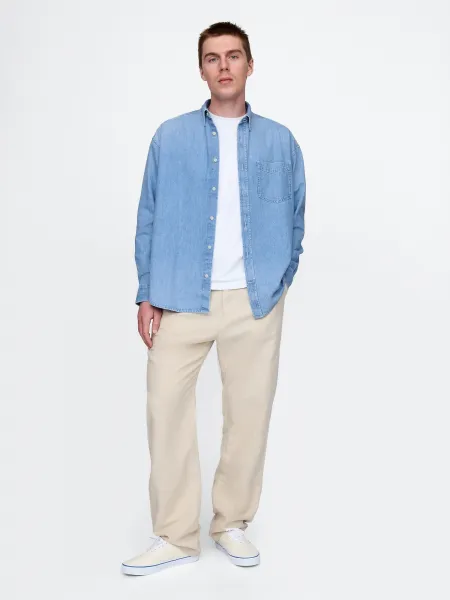 GAP Oversize denim shirt Big Shirt - Men's