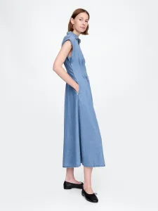 GAP  Dámske Džínsové košeľové maxi šaty Americana 717176-00 Veľkosť: XXS