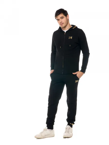 Leone Men's hooded zipsweat jacket