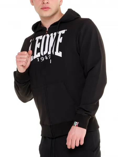 Leone Men's hooded zipsweat jacket