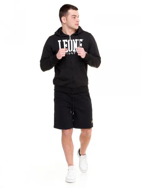 Leone Men's hooded zipsweat jacket