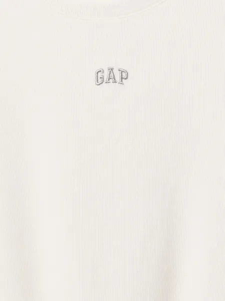 GAP MOD RIB ABBRV Dámske tričko, biela, veľkosť