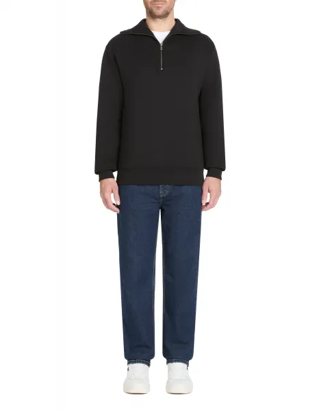 Celio Jebranche Zippered Collar Sweater - Mens