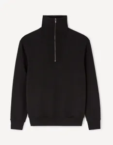 Celio Jebranche Zippered Collar Sweater - Mens
