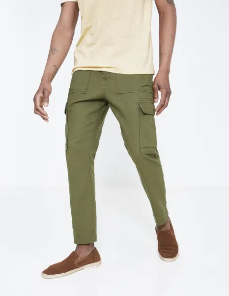 Celio Trousers Pocket Loking - Mens