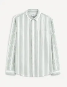 Celio Cotton Shirt Bastripes - Men's