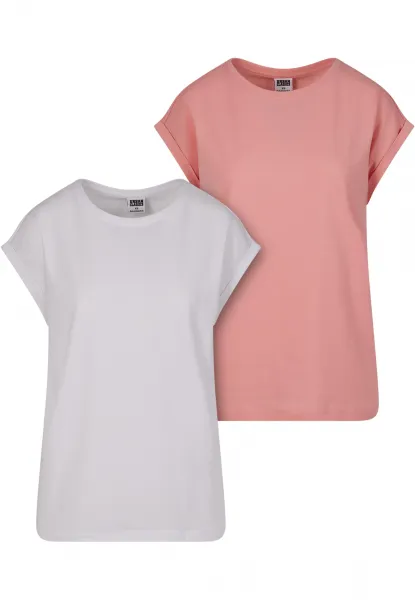 Urban Classics Extended Shoulder Tee 2-Pack Women's T-Shirt