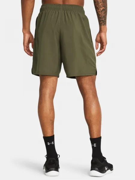 Kaki športové kraťasy Under Armour UA Woven Wdmk Shorts