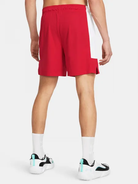 Červené športové kraťasy Under Armour UA Baseline Short