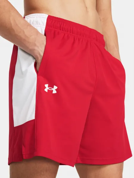 Červené športové kraťasy Under Armour UA Baseline Short