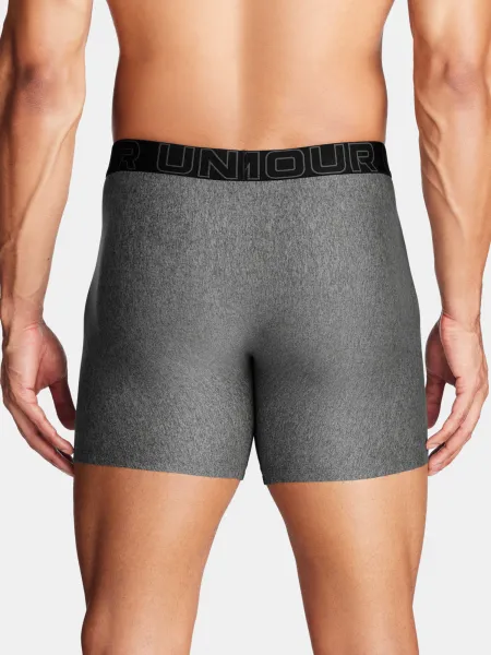 Sivé pánske boxerky Under Armour M UA Perf Tech 6in