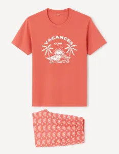 Celio Cotton Short Pajamas Jipyvac - Mens