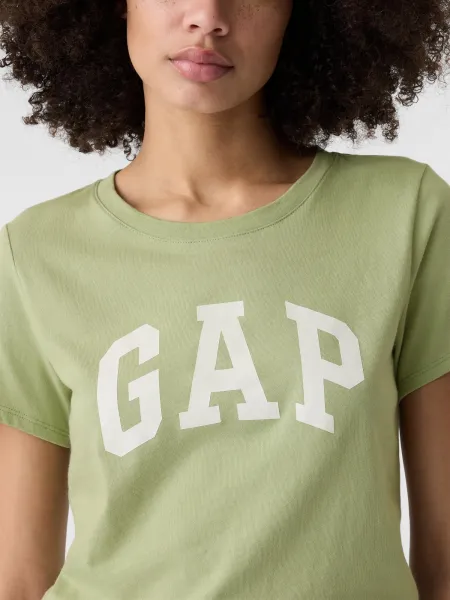 GAP CLASSIC Dámske tričko, svetlo zelená, veľkosť