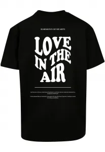 Men's T-shirt Love In The Air Heavy Oversize black
