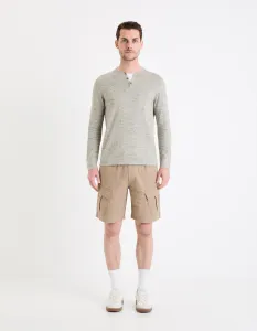 Celio Sweater henley Gelano - Men's