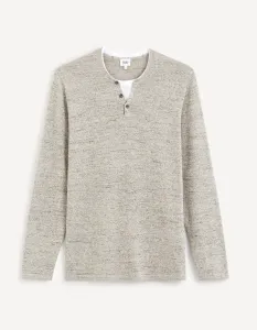 Celio Sweater henley Gelano - Men's