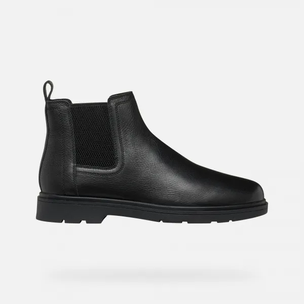 Black men's ankle boots Geox Spherica Ec1 - Men's