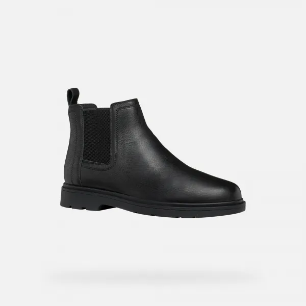 Black men's ankle boots Geox Spherica Ec1 - Men's