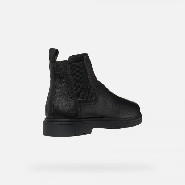 Black men's ankle boots Geox Spherica Ec1 - Men's