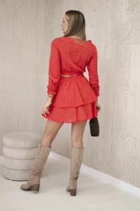 Boho dress red