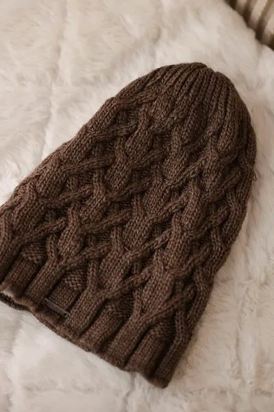 marka niezdefiniowana Čapica с fleece Sonia K201 hnedá